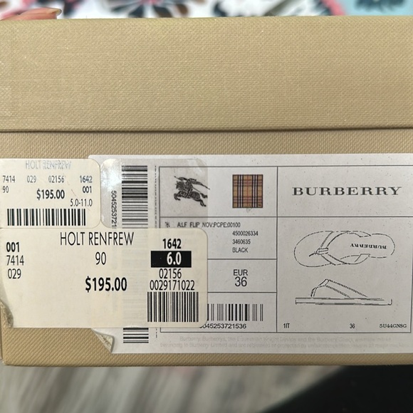 Burberry flip-flops size EUR36 - Picture 5 of 5